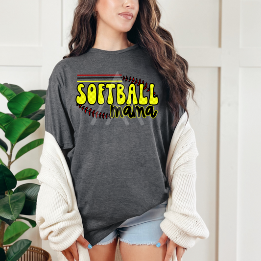 Softball Stripes Mama