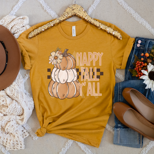Stacked Fall Pumpkins