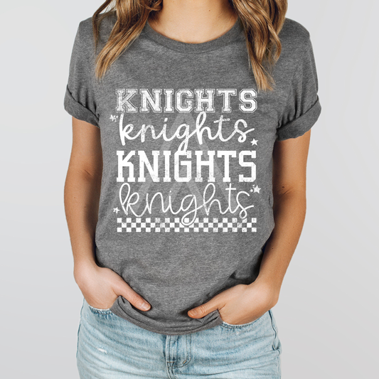 Stacked Grunge Mascots- Knights
