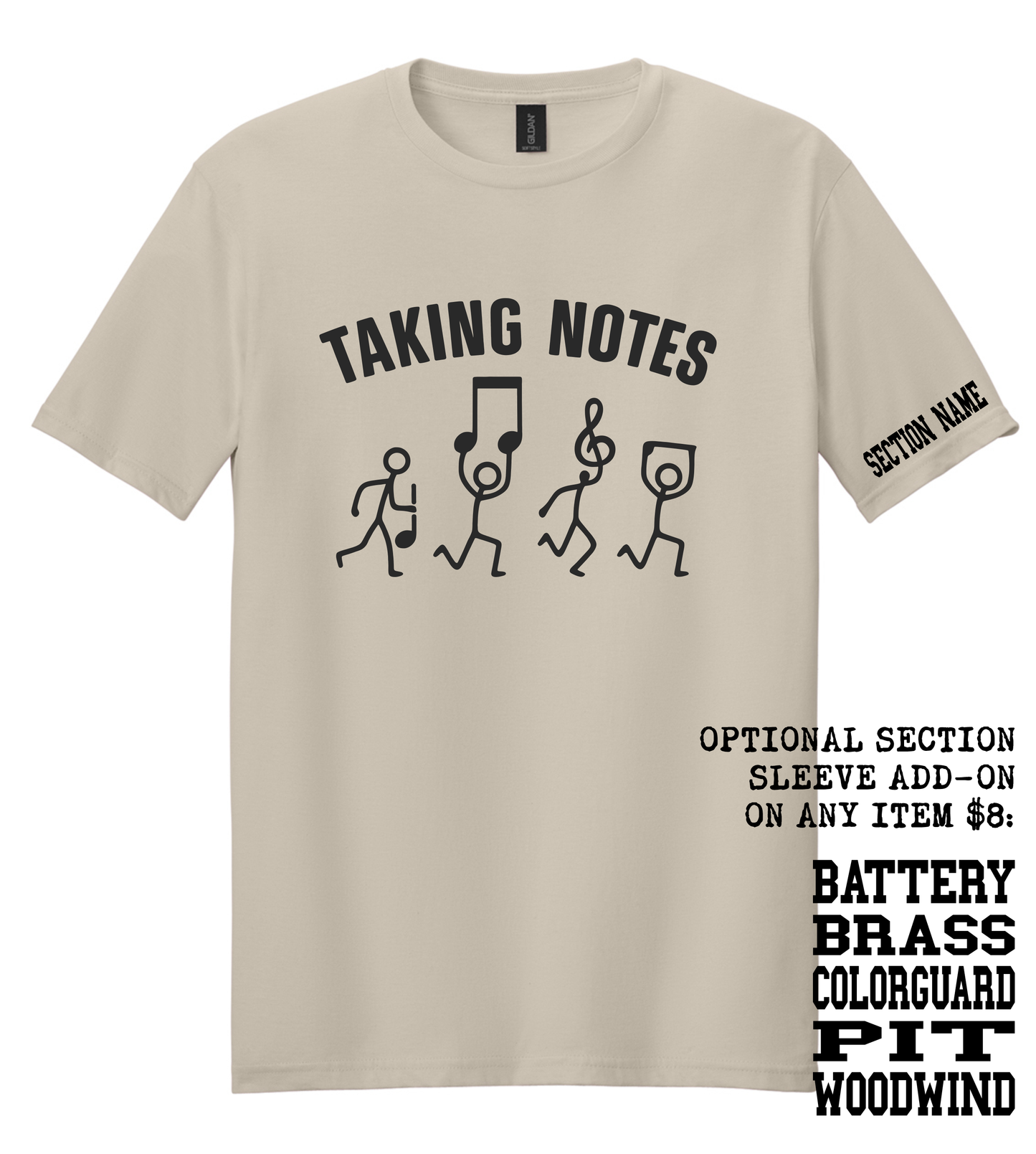 Taking Notes - 64000 Gildan Softstyle Tee