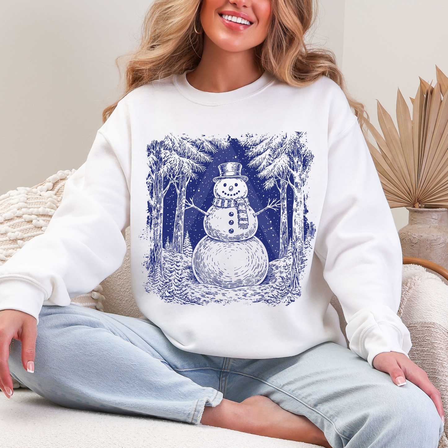 Traditional Snowman Sweatshirt