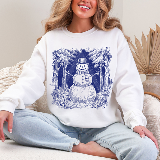 Traditional Snowman Sweatshirt