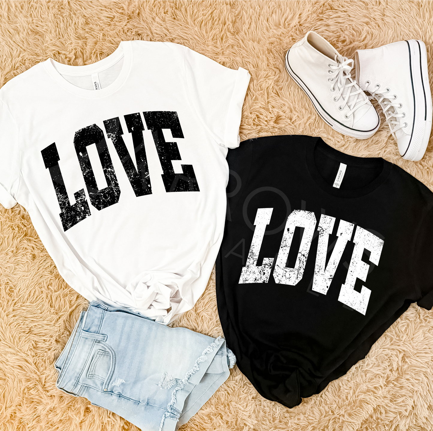 Varsity Distressed Love