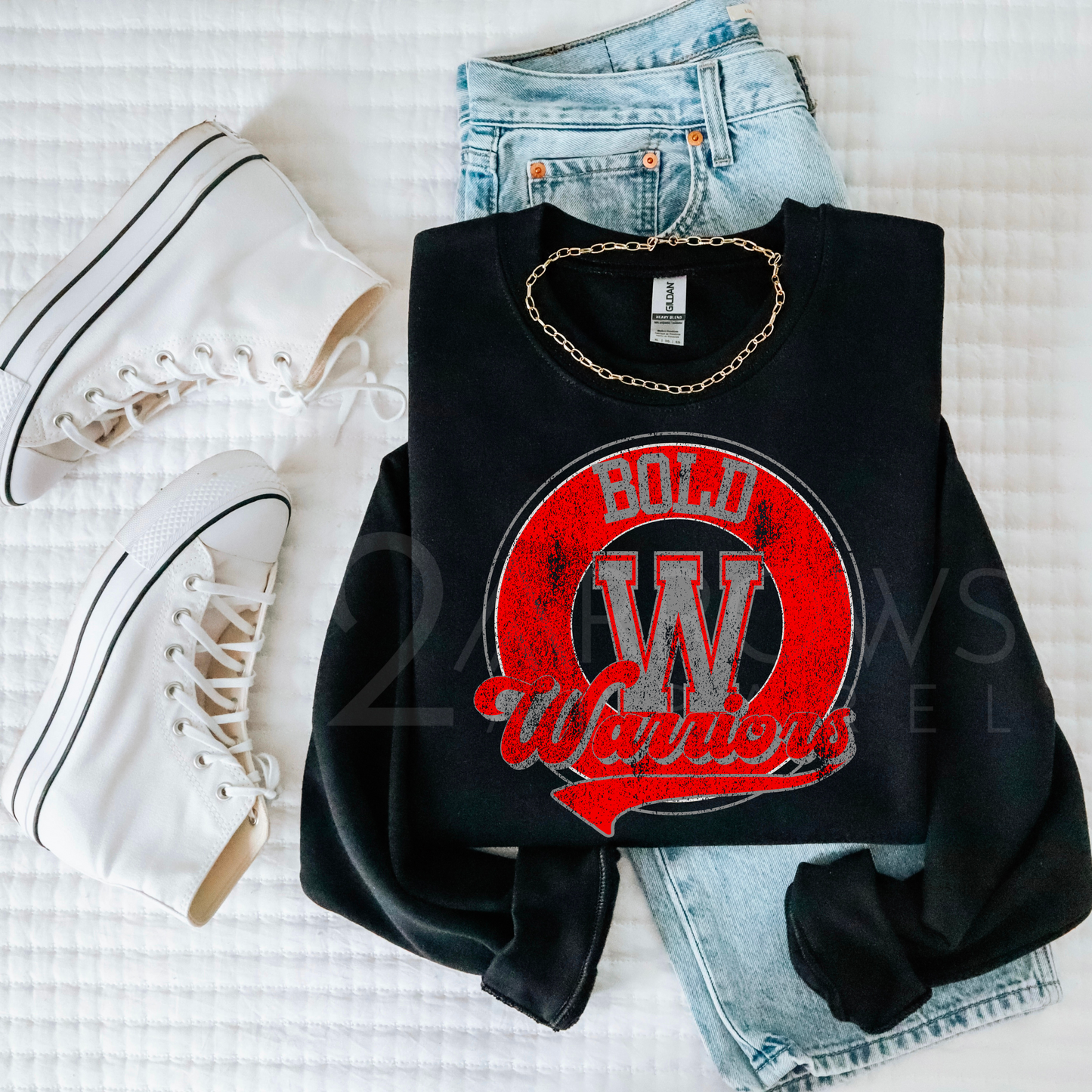 Vintage Bold Warriors Sweatshirt