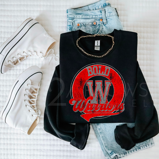 Vintage Bold Warriors Sweatshirt