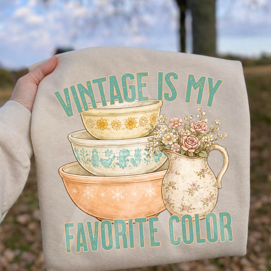 Vintage Favorite Color