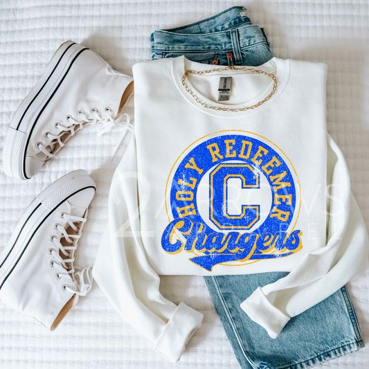 Vintage Holy Redeemer Chargers Sweatshirt
