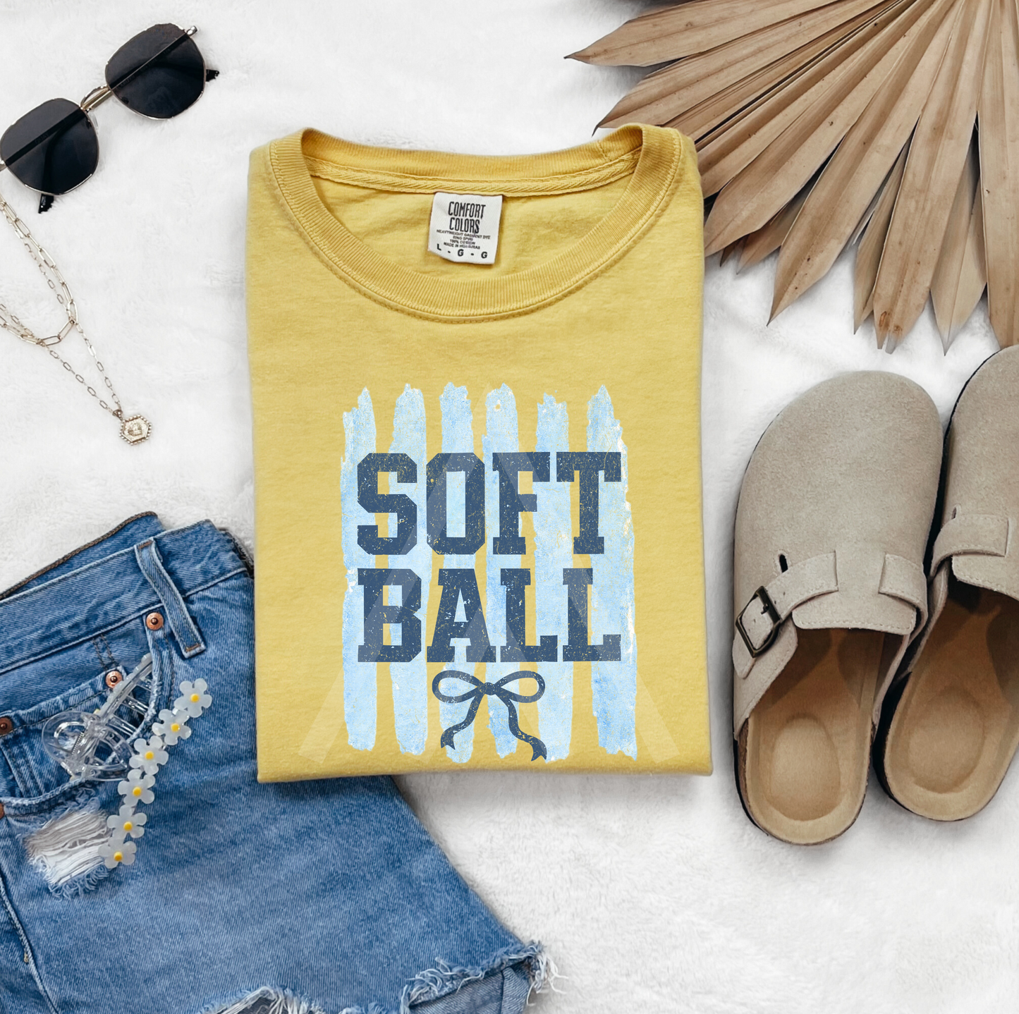 Vintage Stripe Softball