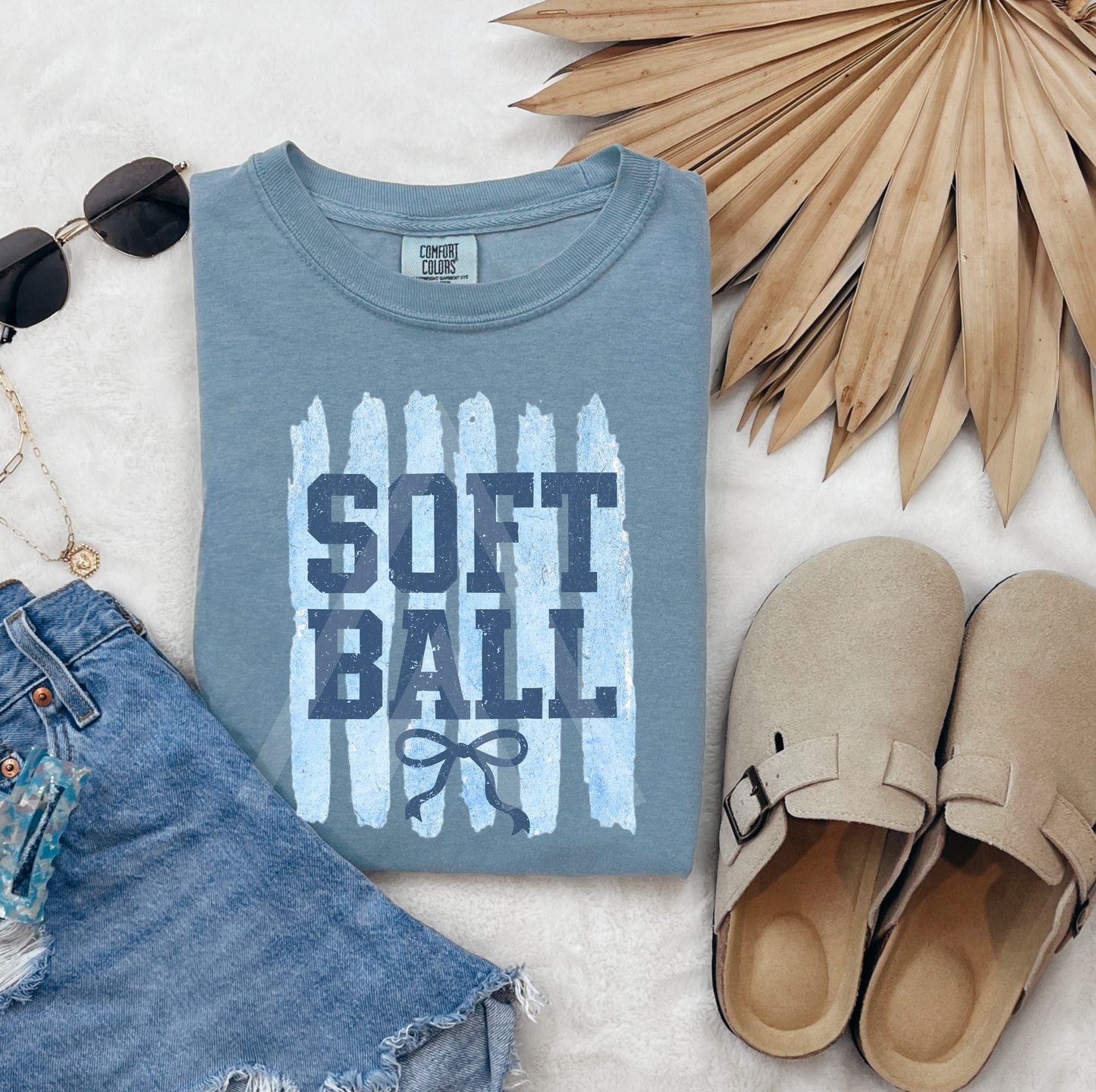 Vintage Stripe Softball