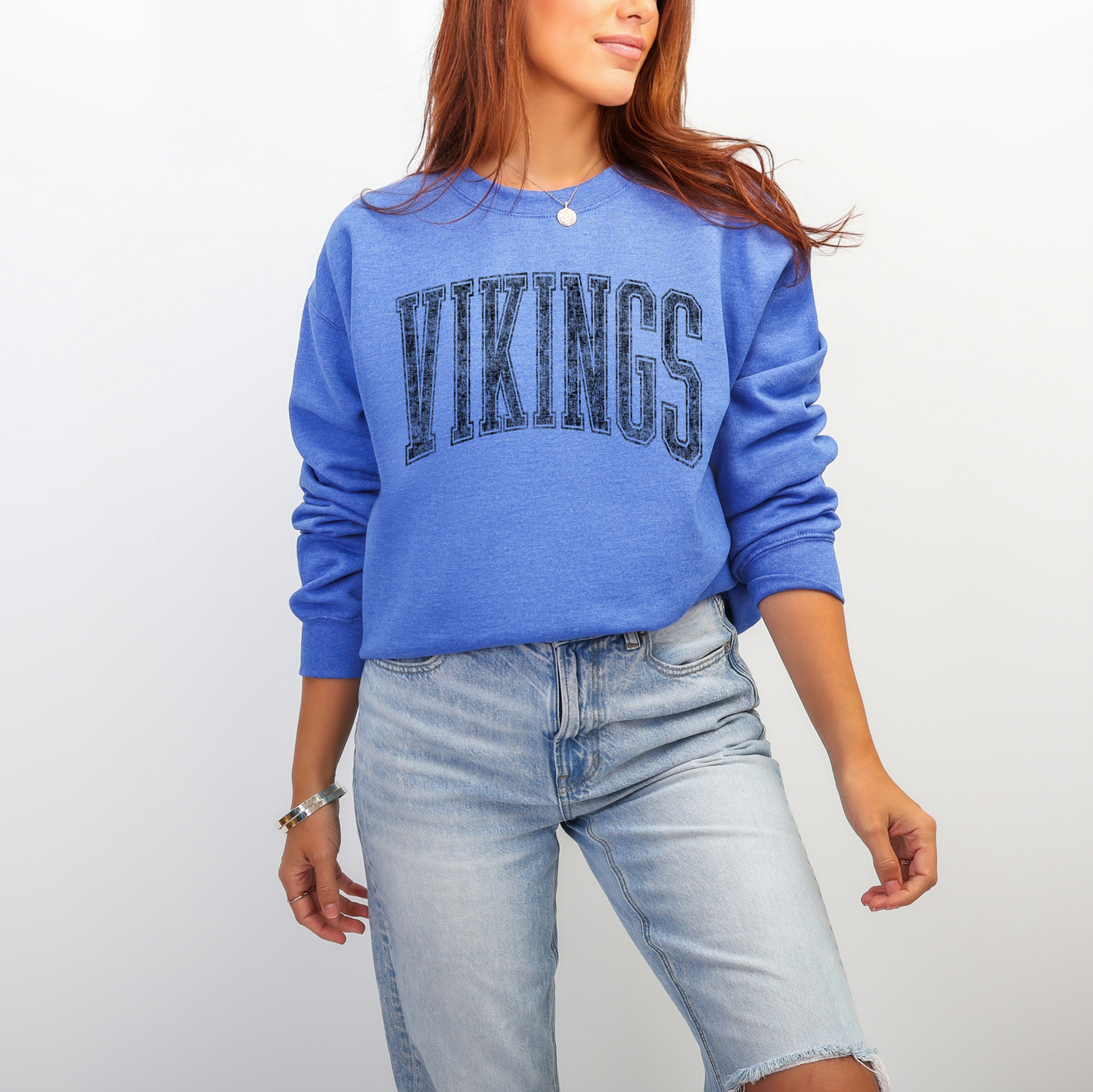 Distressed Vikings Sweatshirt