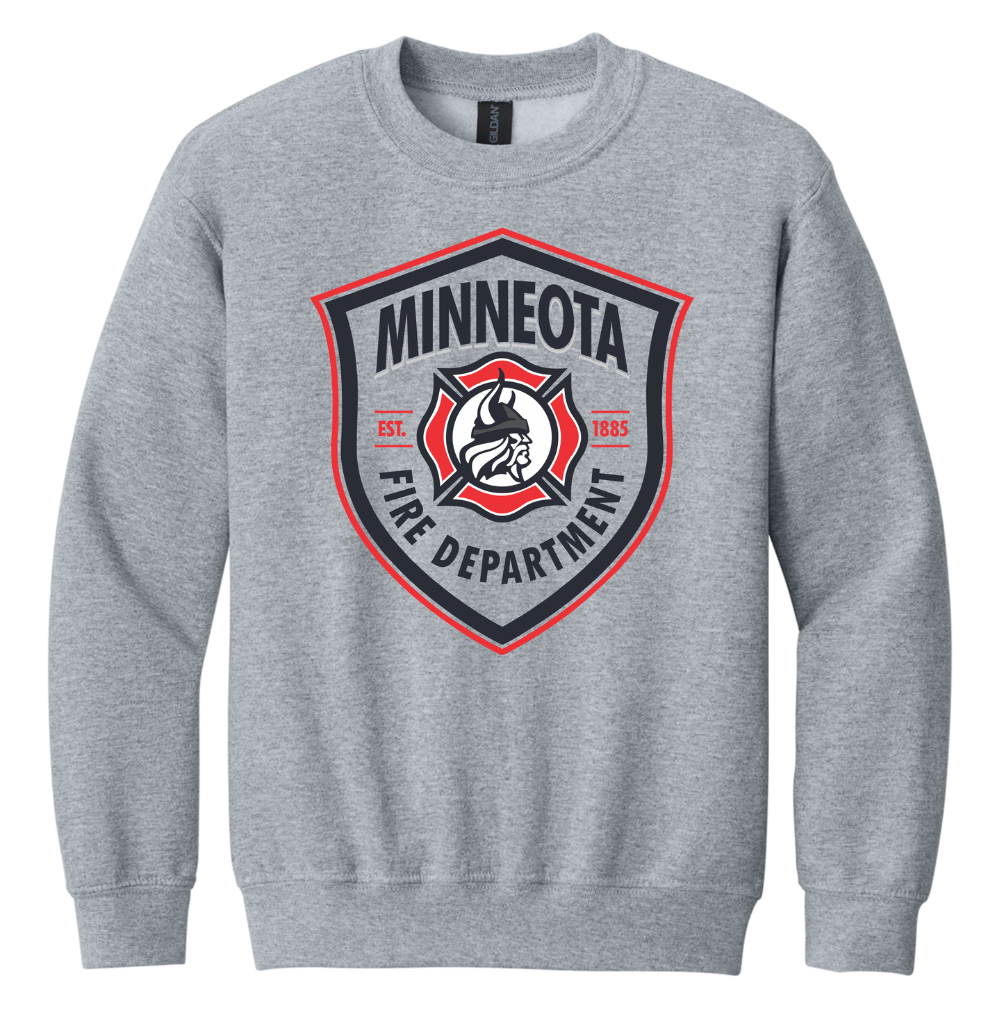 Minneota FD-Gildan Crew Neck Sweatshirt 18000B-YOUTH