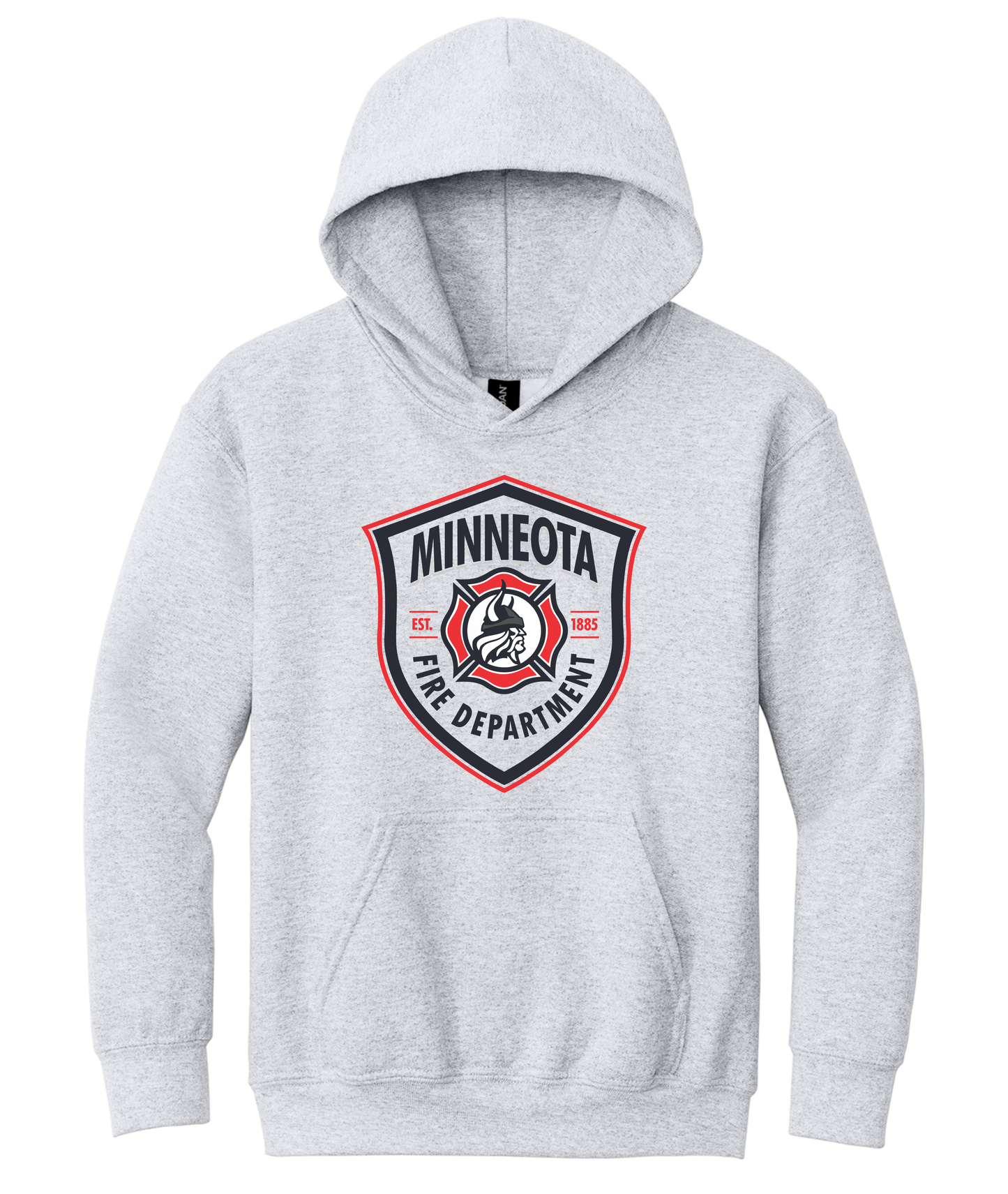 Minneota FD-Gildan Hooded Sweatshirt 18500B-YOUTH