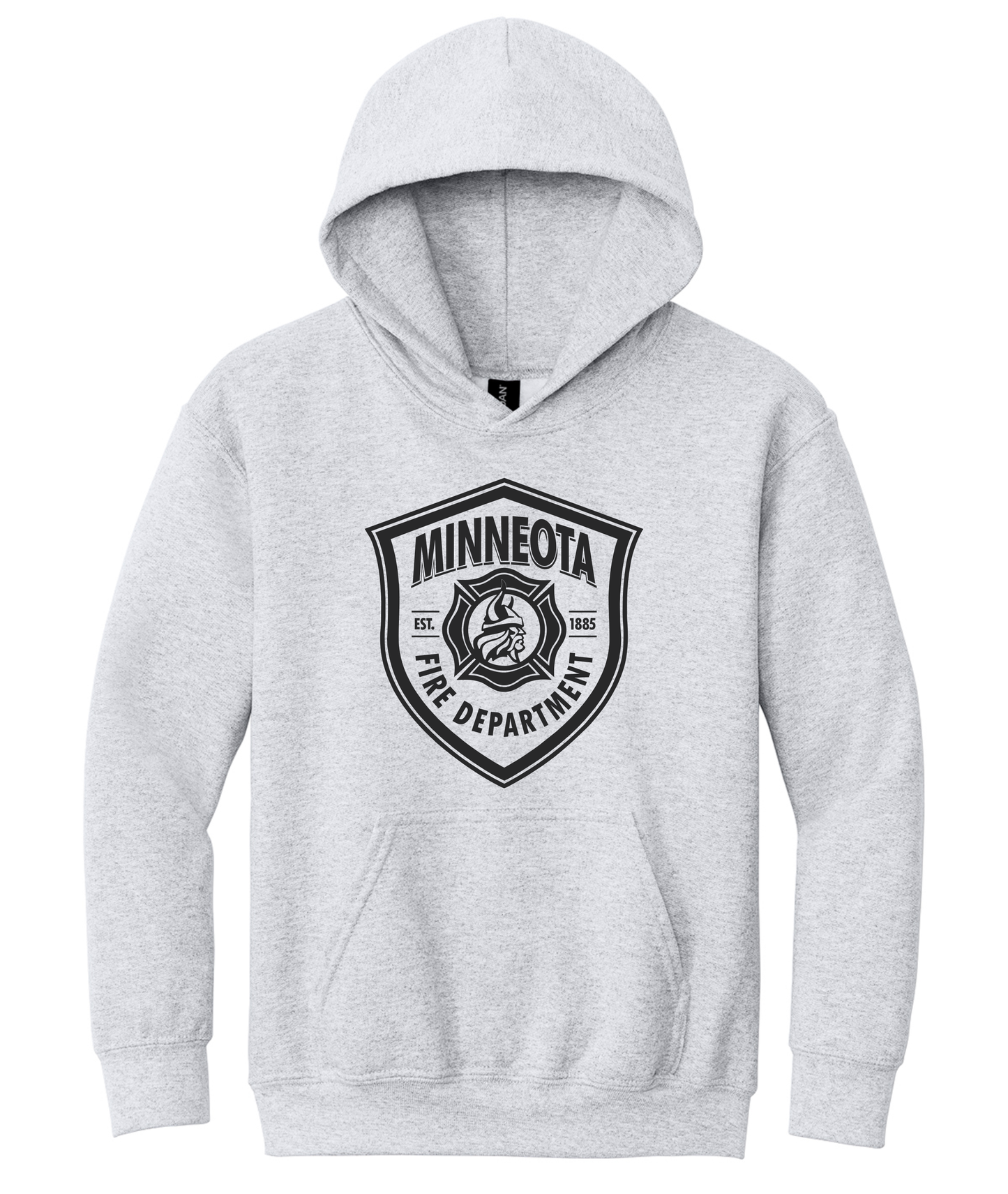 Minneota FD-Gildan Hooded Sweatshirt 18500B-YOUTH