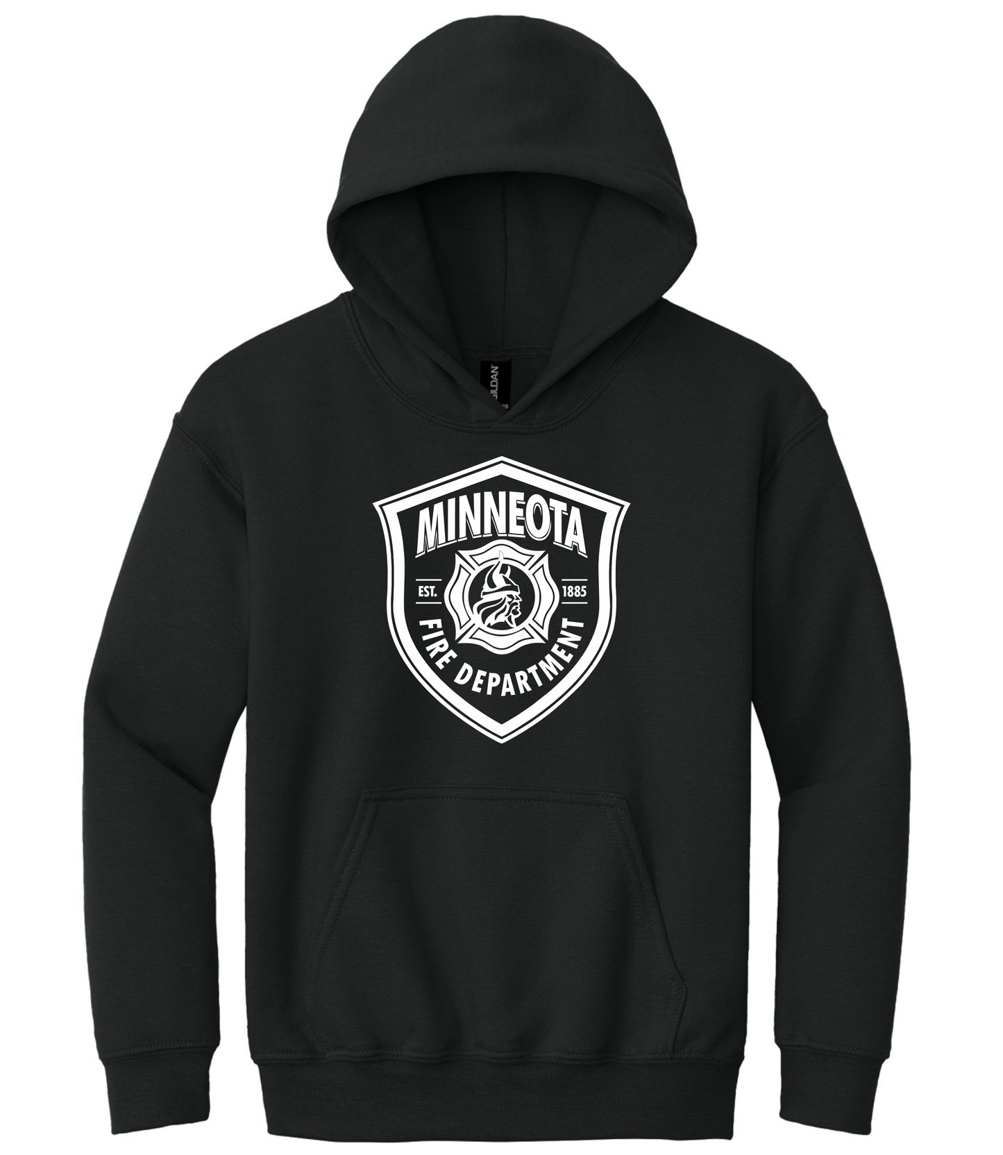 Minneota FD-Gildan Hooded Sweatshirt 18500B-YOUTH