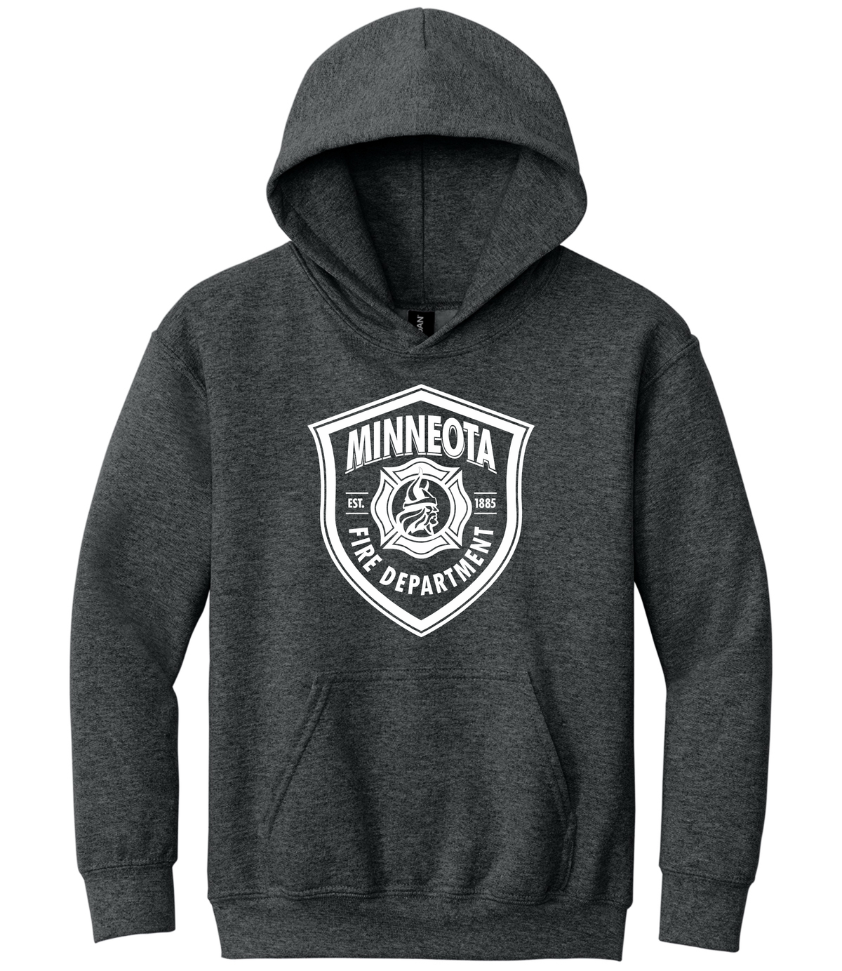 Minneota FD-Gildan Hooded Sweatshirt 18500B-YOUTH