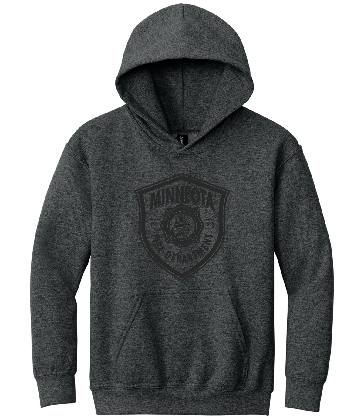 Minneota FD-Gildan Hooded Sweatshirt 18500B-YOUTH
