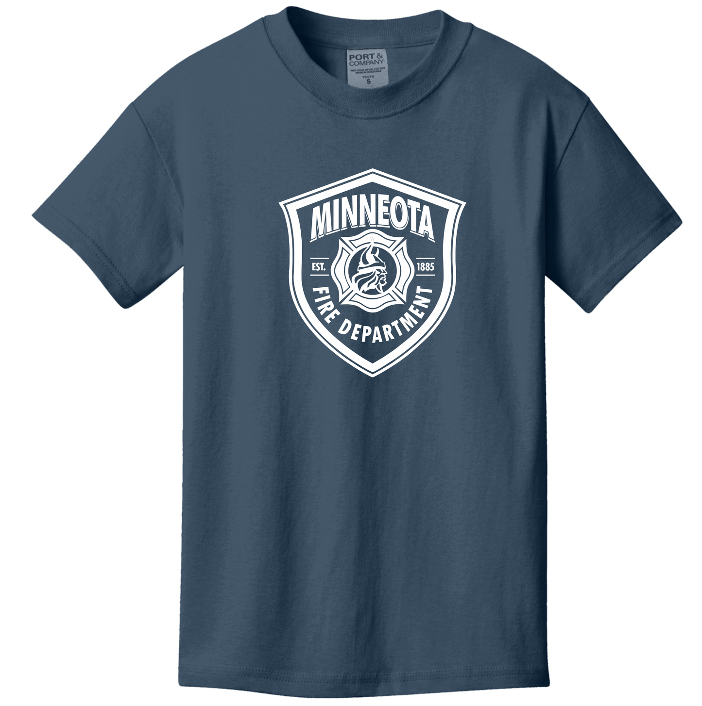 Minneota FD-Port. & Co. Beach Washed Tee PC099Y-YOUTH-Denim Blue