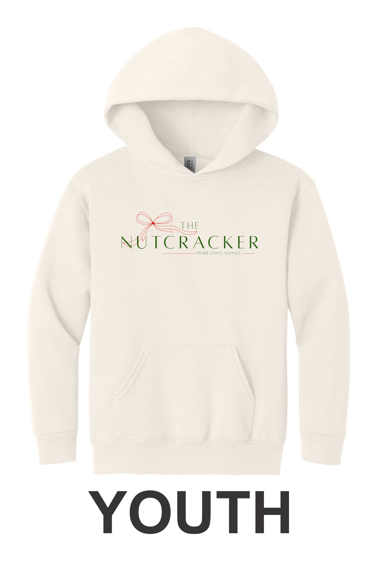 The Nutcracker With Bow-Hooded Sweatshirt-996YR-YOUTH