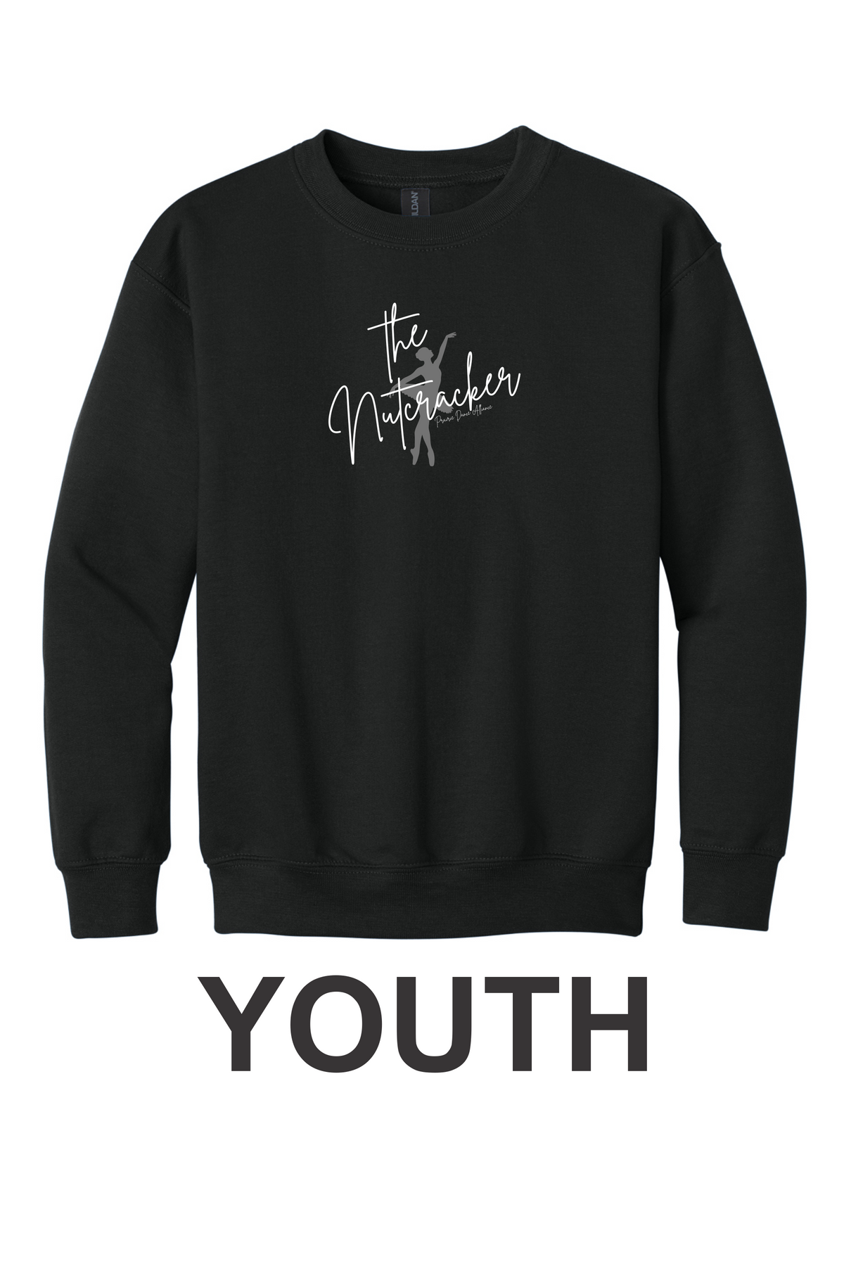 The Nutcracker With Dancer-Crew Neck Sweatshirt-18000B-YOUTH