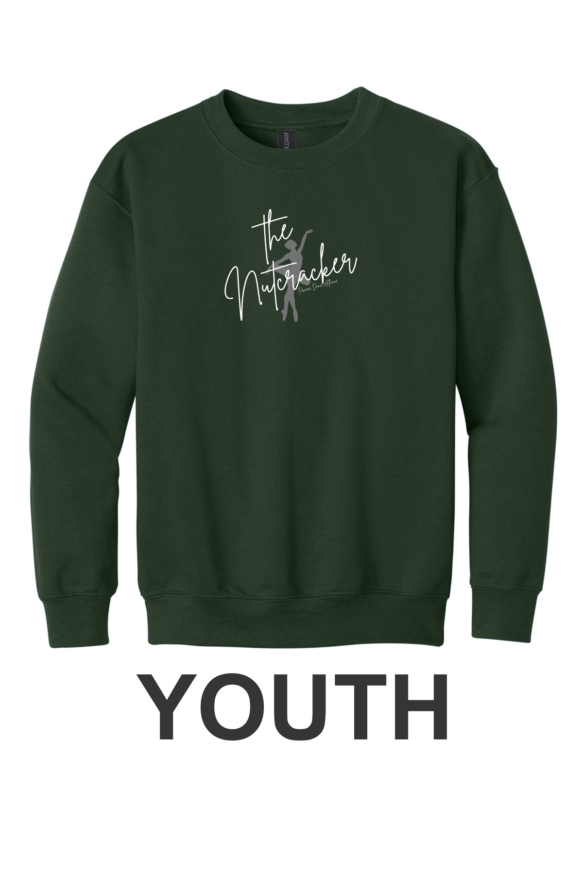 The Nutcracker With Dancer-Crew Neck Sweatshirt-18000B-YOUTH