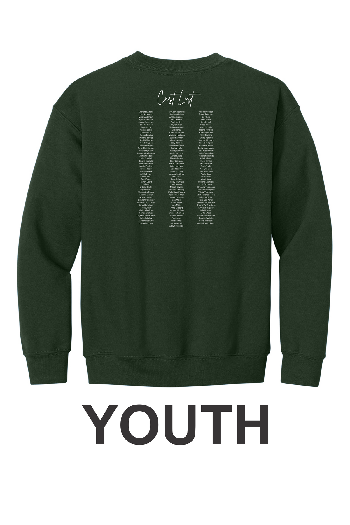 The Nutcracker With Snowflake-Crew Neck Sweatshirt-18000B-YOUTH