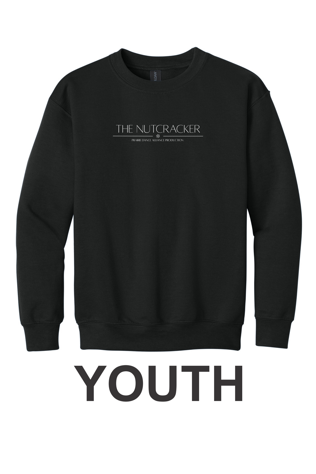 The Nutcracker With Snowflake-Crew Neck Sweatshirt-18000B-YOUTH
