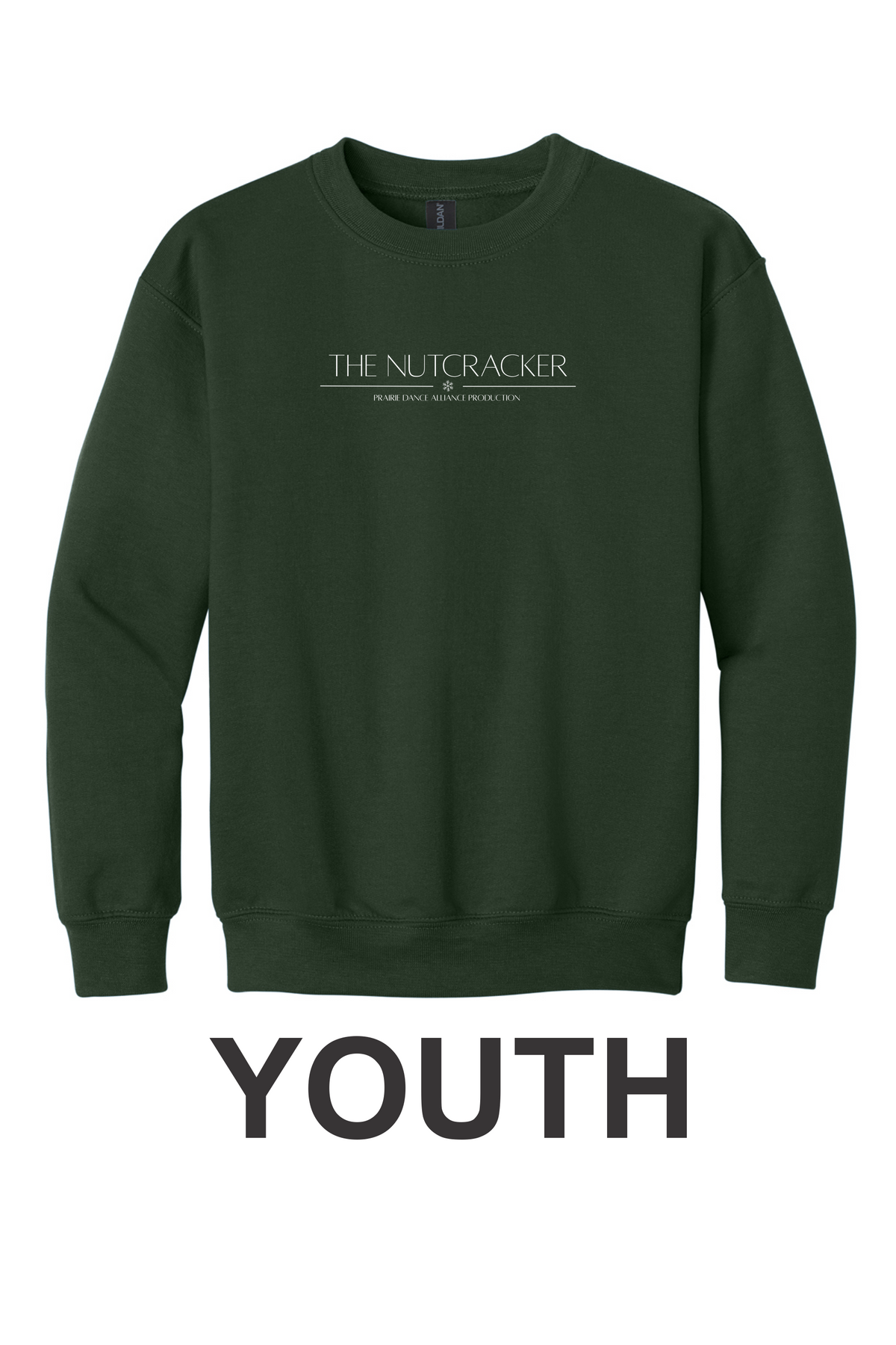 The Nutcracker With Snowflake-Crew Neck Sweatshirt-18000B-YOUTH