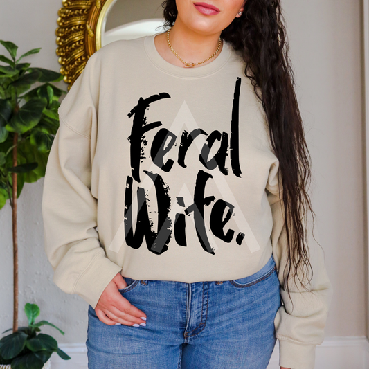 Graffiti Feral Wife