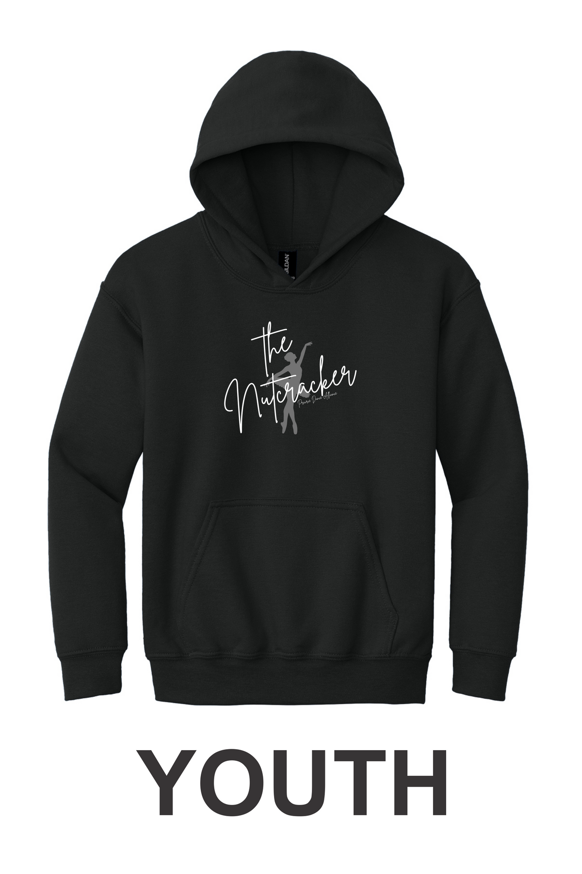 The Nutcracker With Dancer-Hooded Sweatshirt-18500B-YOUTH