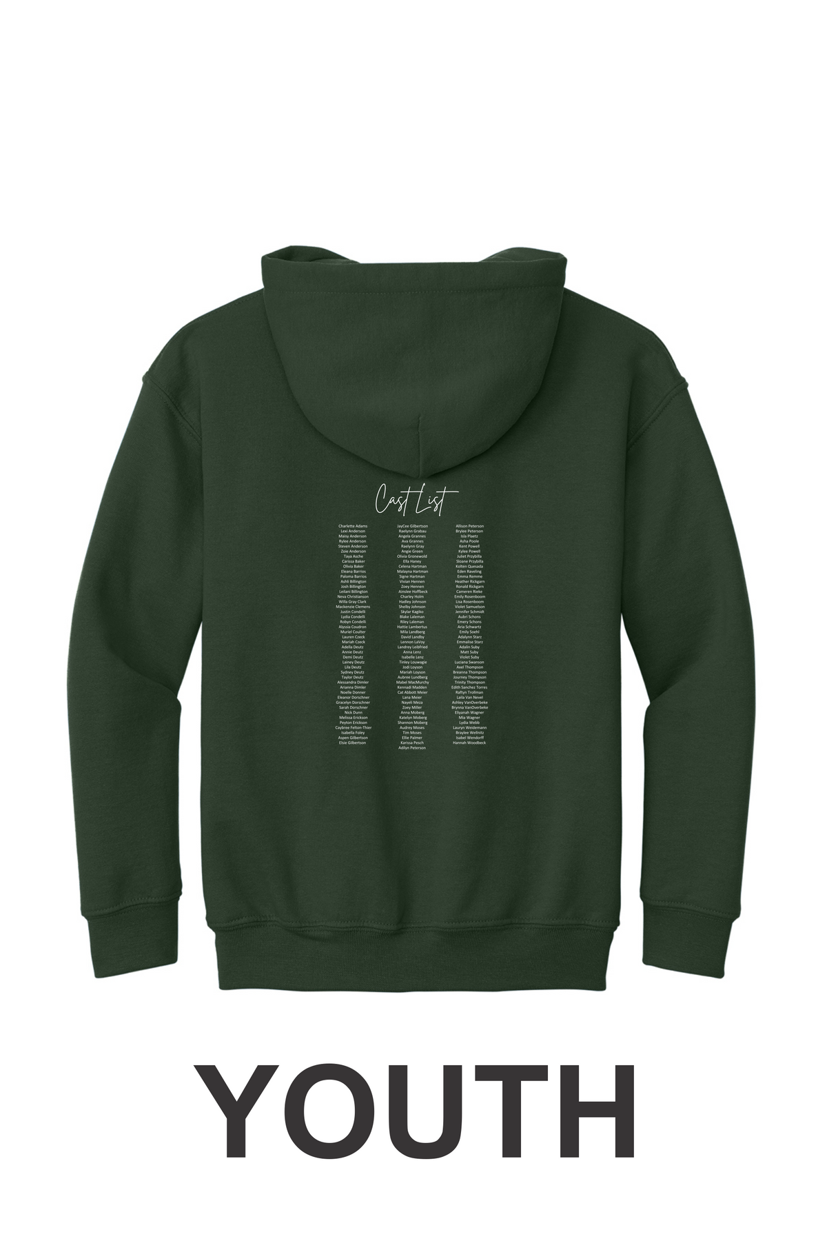 The Nutcracker With Snowflake-Hooded Sweatshirt-18500B-YOUTH