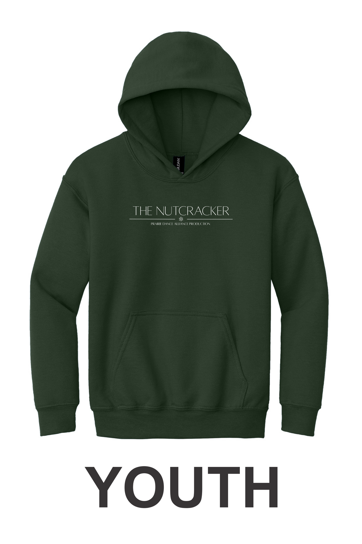 The Nutcracker With Snowflake-Hooded Sweatshirt-18500B-YOUTH